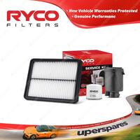 Ryco Oil Air Fuel Filter Service Kit for Kia Sorento BL 02/2003-05/2008