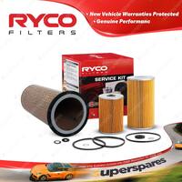 Ryco Oil Air Fuel Filter Service Kit for Nissan CWA41 1975-1992 Brand New