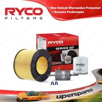 Ryco Oil Air Fuel Filter Service Kit for Saab 9-5 BPWR 154kW 10/2007-02/2008