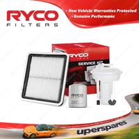 Ryco Oil Air Fuel Filter Service Kit for Subaru Outback GEN 5 09/2012-01/2015