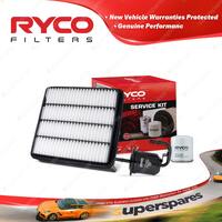Ryco Oil Air Fuel Filter Service Kit for Toyota Landcruiser UZJ200R 11/2007-2012