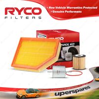 Ryco Oil Air Fuel Filter Service Kit for Volvo Xc90 CZ85 V8 10/2006-07/2011