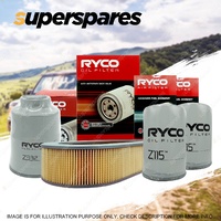 Ryco Oil Air Fuel Filter Service Kit for Nissan Patrol GQ 6cyl 4.2L Diesel