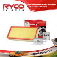 Ryco Oil Air Fuel Filter Service Kit for Peugeot 406 D8 607 VF VF II