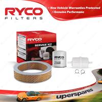 Ryco Oil Air Fuel Filter Service Kit for Isuzu K Series KB20 KB25 KB40 4cyl 1.6L