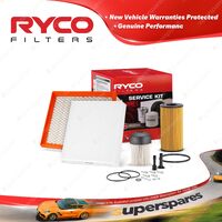 Ryco Oil Air Fuel Cabin Filter Service Kit for Mercedes X-Class X250d 2.3L
