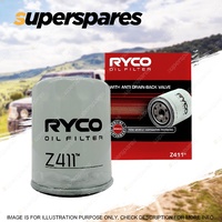 Ryco Oil Filter for Mitsubishi COLT RG RZ 4Cyl Petrol Z21 Z22 Z23 Z24A W Z25A