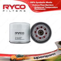 Ryco Oil Filter for Daihatsu Charade Centro G102 200 201 202 203 213 L500 MS MX
