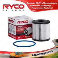 1 x Ryco Syntec Performance Oil Filter for Ford Mondeo Height 69.5mm