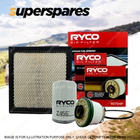 Ryco 4WD Air Oil Fuel Filter Service Kit for Mitsubishi Triton MQ