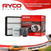 Ryco 4WD Filter Service Kit for Mitsubishi Triton 2.5 ML MN Turbo Diesel