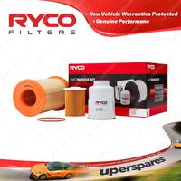 Ryco 4WD Air Oil Fuel Filter Service Kit for Nissan Navara D22 ZD30