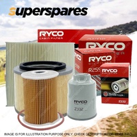 Ryco 4WD Air Oil Fuel Cabin Filter Service Kit for Nissan Patrol GU IV ZD30D