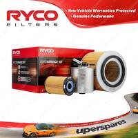 Ryco 4WD Filter Service Kit for Nissan Patrol GU ZD30D 09/2007 - on