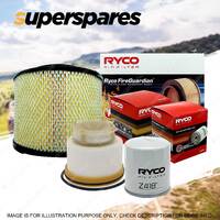 Ryco 4WD Filter Service Kit for Toyota Hilux KUN16 KUN26 Fire Guardian