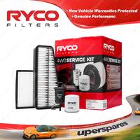 Ryco 4WD Filter Service Kit for Toyota Landcruiser Prado FGRJ120 4.0L
