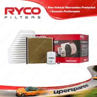 Ryco 4WD Filter Service Kit for Toyota Rav 4 ACA33R Series Petrol 2AZFE 05-13