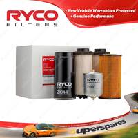 Ryco Oil Fuel Filter Service Kit for DAF CF85 XF105 MX13 Engine Euro 5 2007-2020