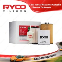 Ryco Oil Fuel Filter Service Kit for Volvo FE FL B7R D7E D7F Engine