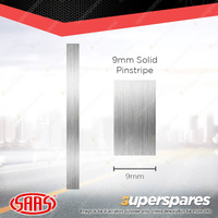 SAAS Pinstripe Solid Line Car Tape Decals Stickers Silver 9mm x 10 Metres