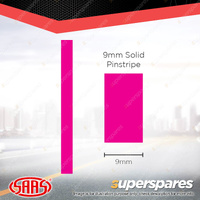 SAAS Pinstripe Solid Line Car Tape Decals Stickers Pink 9mm x 10 Metres