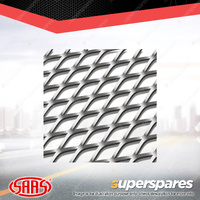 SAAS Body Kit Grille Mesh - Silver Grille Net Universal 900mm x 280mm