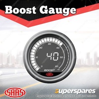 SAAS Boost Gauge Diesel Supercharged 0-60psi 52mm Muscle Digital Series