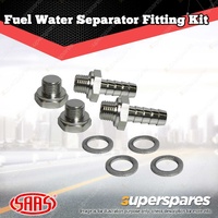 SAAS Fuel Water Separator Fitting Kit Assembly Suits 5/16 Inch Fuel Lines
