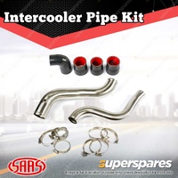 SAAS Intercooler Brushed Stainless Steel Pipe Kit for Ford Ranger PX 3.2L 11-20
