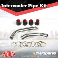 SAAS Intercooler Polish Alloy Pipe Kit for Isuzu D-Max MU-X 3.0L 2012-2016