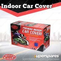 SAAS Car Cover Indoor Classic Extra Large 5.7m Blue With White Stripes