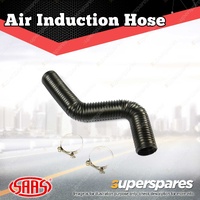 SAAS Flexible Air Induction Hose Black Finish 76mm x 1000mm Length