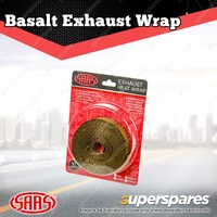 SAAS Exhaust Wrap Basalt Titan 25mm 1 Inch x 10m for Vehicle's Exhaust System