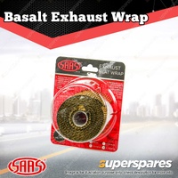 SAAS Exhaust Wrap Basalt Titan 50mm 2 Inch x 5m for Vehicle's Exhaust System