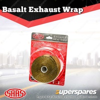 SAAS Exhaust Wrap Basalt Titan 50mm 2 Inch x 10m for Vehicle's Exhaust System