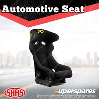 SAAS Seat SR3 Race Fixed Back FRP Black Offers Seat Comfort Side Support