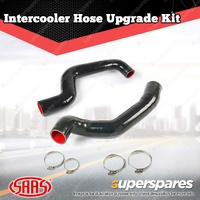 SAAS Silicone Intercooler 2 Pipe and Clamp Kit for Mazda BT50 B32 3.2L 2011-2020
