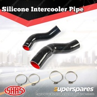 SAAS Silicone Intercooler 2 Pipe Kit for Mitsubishi Triton MQ MR Pajero QE QF
