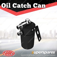 SAAS Oil Catch Tank LS1 Baffled Black Anodised Billet Aluminium 500ml Capacity