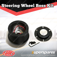 SAAS Steering Wheel Boss Kit Cast Alloy Black for Suzuki Vitara 1988-On