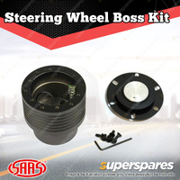 SAAS Steering Wheel Boss Kit Cast Alloy Black for Land Rover Series 2-2A-3 72-On
