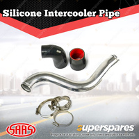 SAAS Intercooler Polish Alloy Pipe Hot Side for Ford Ranger PX 2.2L 3.2L 11-22