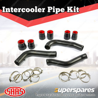 SAAS Intercooler Black Alloy Pipe Kit for Mitsubishi Triton ML MN Challenger