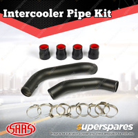 SAAS Intercooler Black Alloy Pipe Kit for Isuzu D-MAX MU-X 3.0L 2012-2016