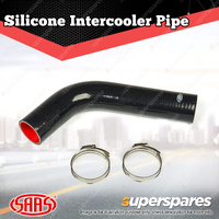 SAAS Silicone Intercooler Black Pipe Cold for Holden Colorado RG 2.8L 2012-2016