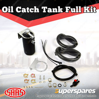 SAAS Oil Catch Tank Full Kit On Black Can for Toyota Landcruiser 70 2.8TD 23-On