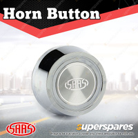 SAAS Horn Button Chrome Finish Billet Tall Suits Deep Dish Steering Wheels