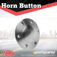 SAAS Horn Button Brushed Billet to Suit Classic Range of Steering Wheels