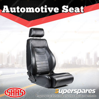 SAAS Premium Automotive Seat 4x4 Black PU Dual Recliner ADR Compliant