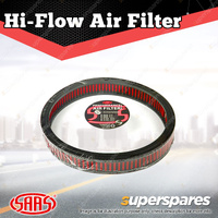 SAAS Hi Flow Air Filter Cotton Gauze Core Washable Round 14inch x 2inch